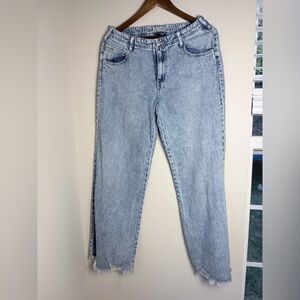 Rewash Light Blue Straight Leg Jeans